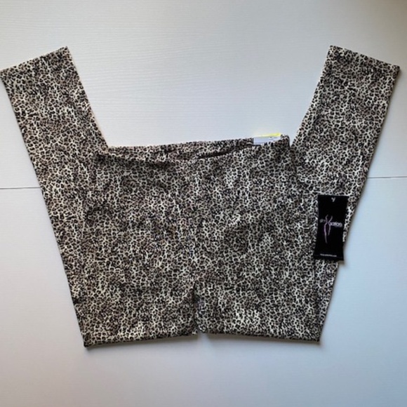 NWT Slimsation by Multiples Women's Cheetah Prints High Waist leggings Size M - Picture 3 of 11